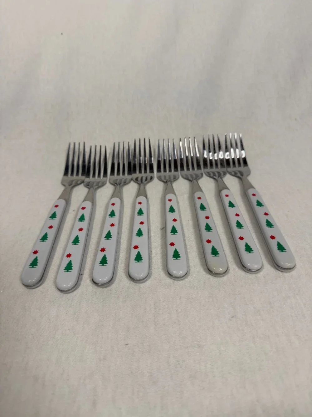 Northland Stainless Christmas Flatware Set 40Pc Service for 8 Holiday Vintage